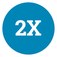 2X