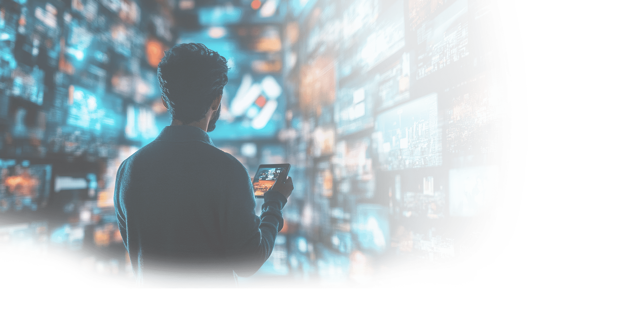 A digital content marketing strategy being visualized, with focus on storytelling across different media formats